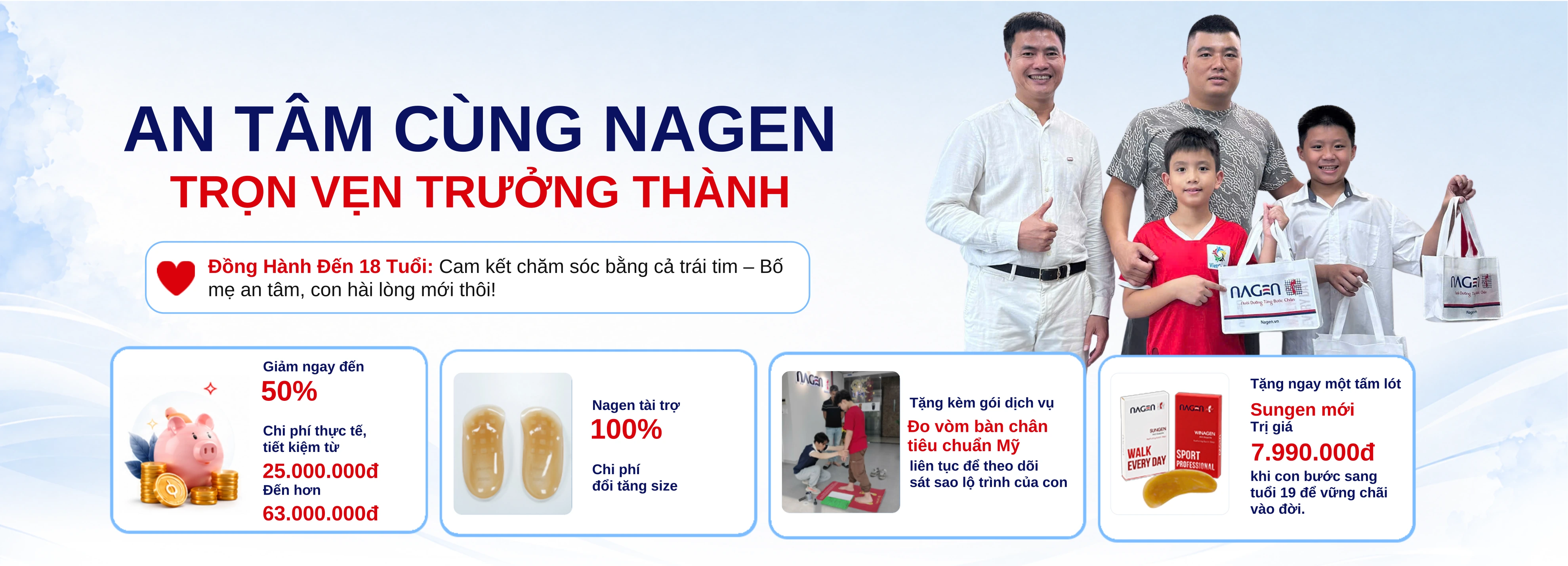 An tâm cùng NAGEN – Trọn vẹn trưởng thành